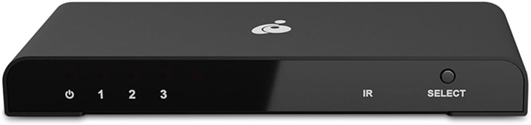 IOGEAR 3-Port True 4K UltraHD HDMI Switch, Connect and Switch Between 3 HDMI inputs to 1 HDMI Enabled Display or Projector