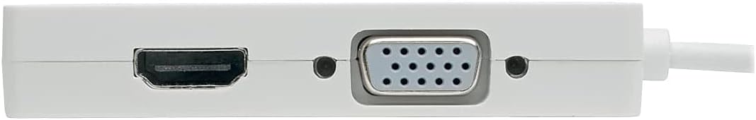 Tripp Lite USB C to HDMI / DVI / VGA Multiport Adapter Converter UHD 4Kx2k @ 30Hz, Thunderbolt 3 Compatible, U444-06N-HDV4K