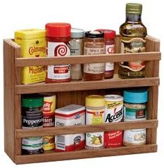 Whitecap 62440 Teak Two-Tier Spice Rack