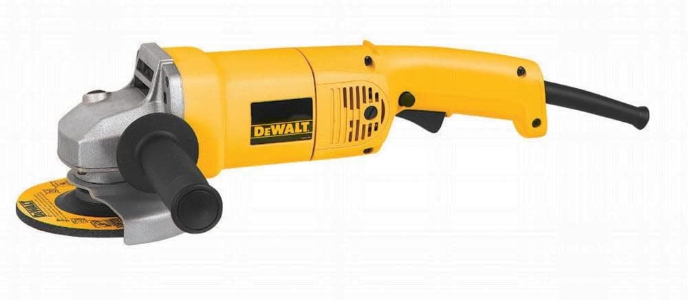 DEWALT 5-Inch Angle Grinder, Medium, 12 Amp, 10000 RPM (DW831) - Yellow