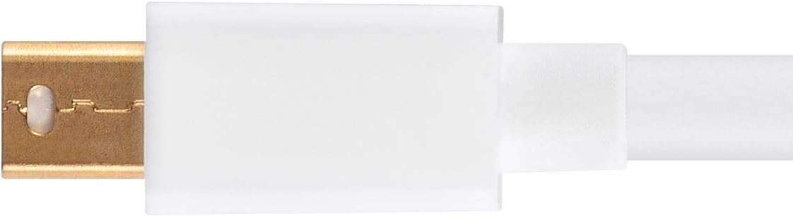 Monoprice Video Cable - 10 Feet - White | 32AWG Mini Display Port to VGA Cable