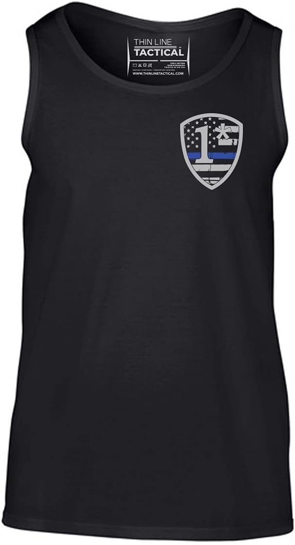 THIN BLUE LINE USA 1* Asterisk Thin Blue Line Tank Top