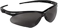 Jackson Safety V30 Nemesis Safety Glasses - Black Frame/Smoke Lens