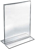 Azar Displays Double-Foot 2-Sided Acrylic Sign Holders