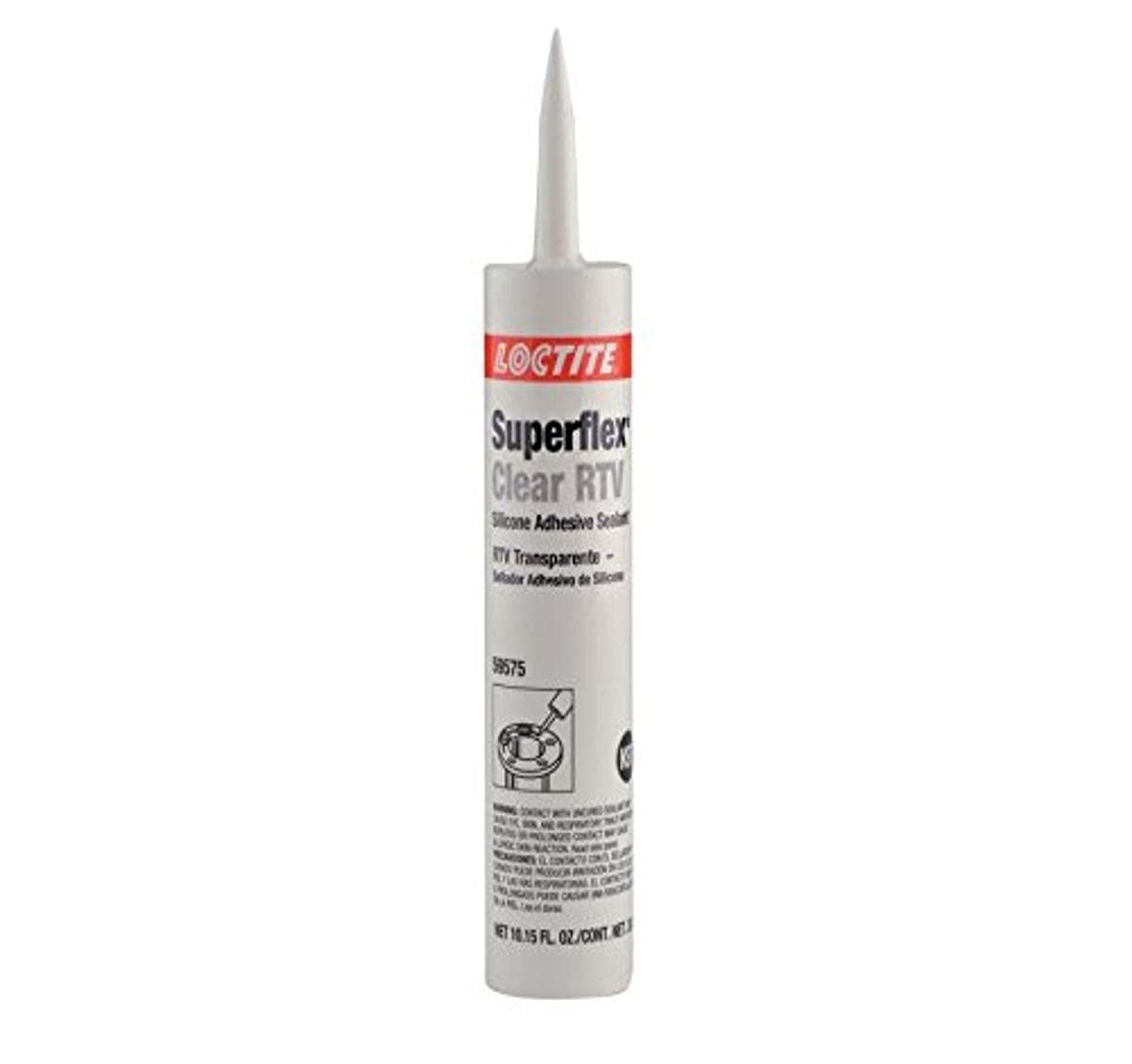 Loctite SI 595 300-ML Superflex Clear RTV Silicone Adhesive Sealant