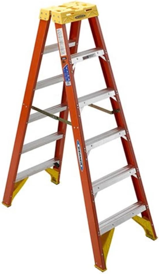 WERNER 6FT Type IA Fiberglass Twin Ladder T6206