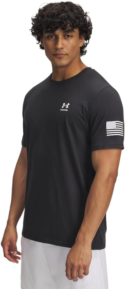 UNDER ARMOUR Men's Freedom Flag Short Sleeve T Shirt