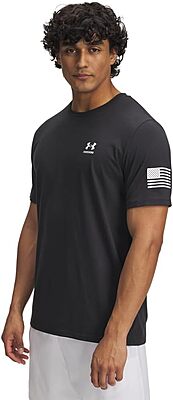 UNDER ARMOUR Men's Freedom Flag Short Sleeve T Shirt