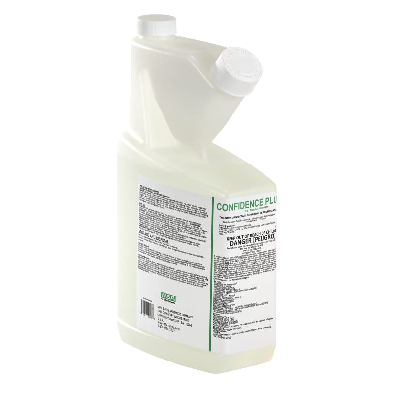 MSA 10009971 Confidence Plus 2 - Liquid Germicidal Cleaner, Makes up to 32 Oz of Sanitizer