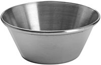 American Metalcraft Round Stainless Steel Sauce Cup, 1.5 Oz, Silver