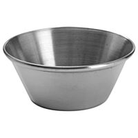 American Metalcraft Round Stainless Steel Sauce Cup, 1.5 Oz, Silver