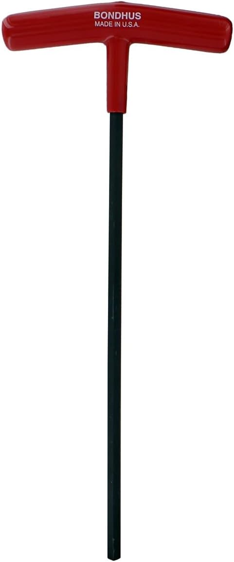 Bondhus 13356 3mm Hex Tip Graduated Length T-Handle with ProGuard Finish, 120mm, 2 Piece