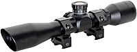 TRUGLO TRU-Brite Xtreme 4X32mm Compact Rifle Scope with Rings