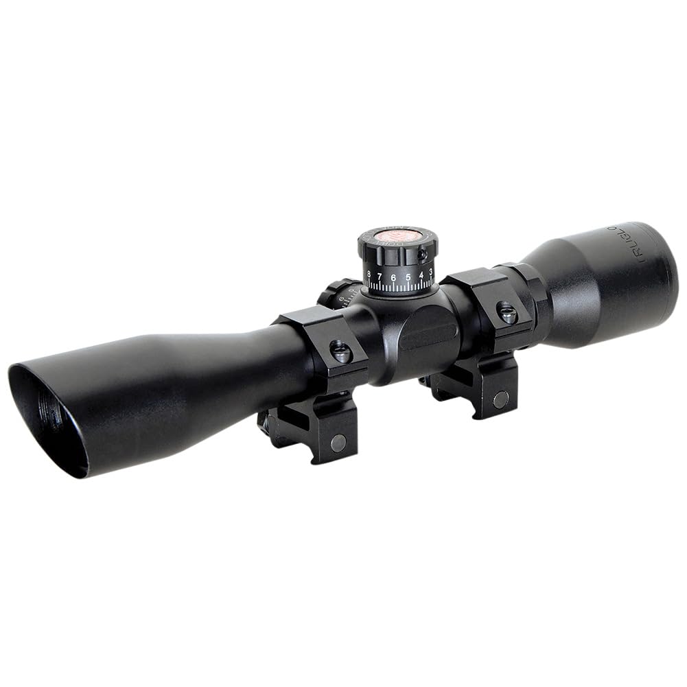 TRUGLO TRU-Brite Xtreme 4X32mm Compact Rifle Scope with Rings