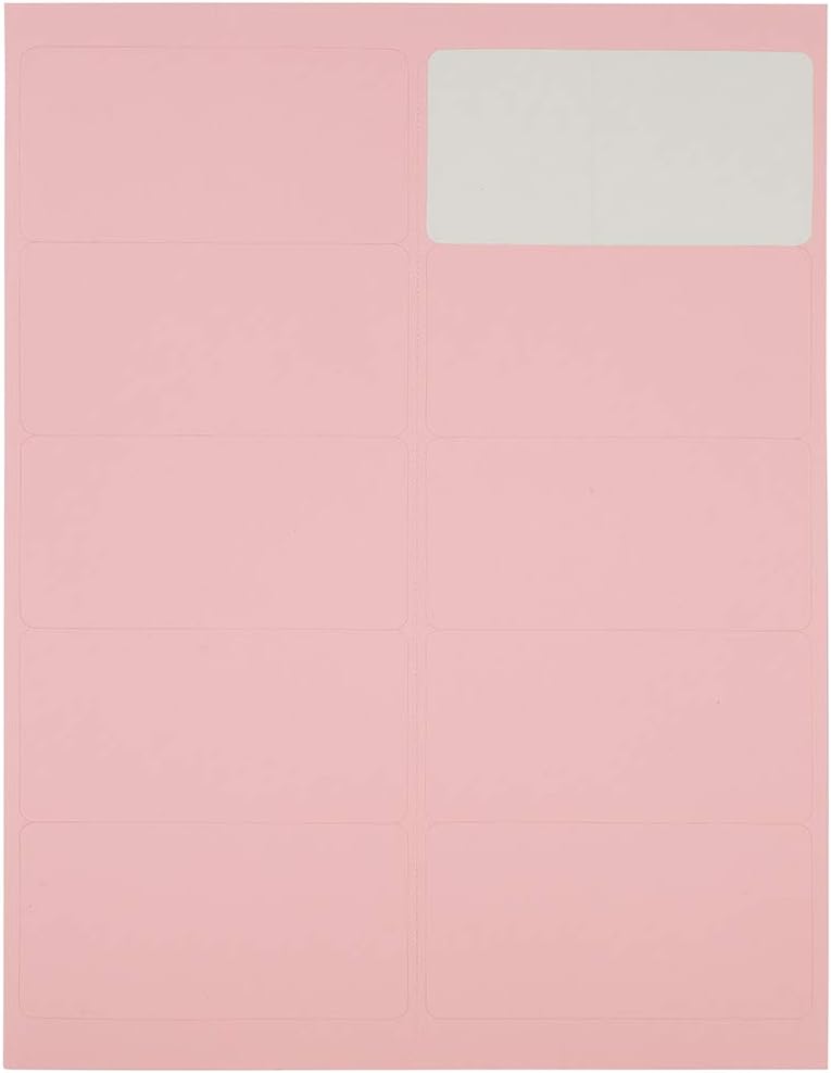 JAM PAPER Mailing Address Labels - Self-Adhesive Rectangular