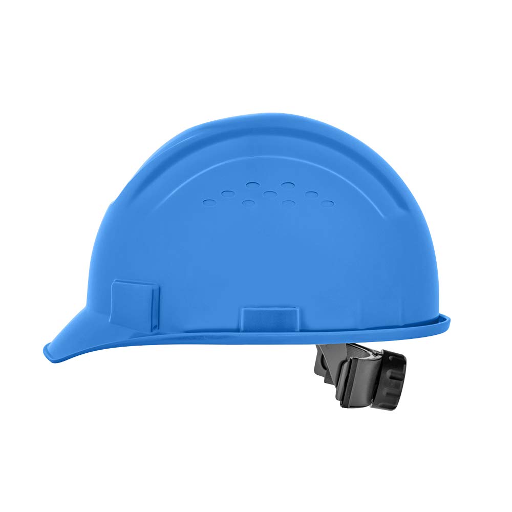 Jackson Safety Advantage Front Brim Hard Hat, Non-Vented, 4-pt. Ratchet Suspension, Blue, 20202