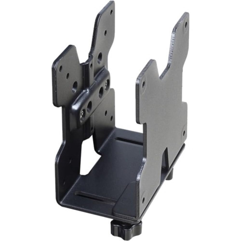 Ergotron CPU Mount for Thin Client, Flat Panel Display - Black - 6 lb Load Capacity - 75 x 75