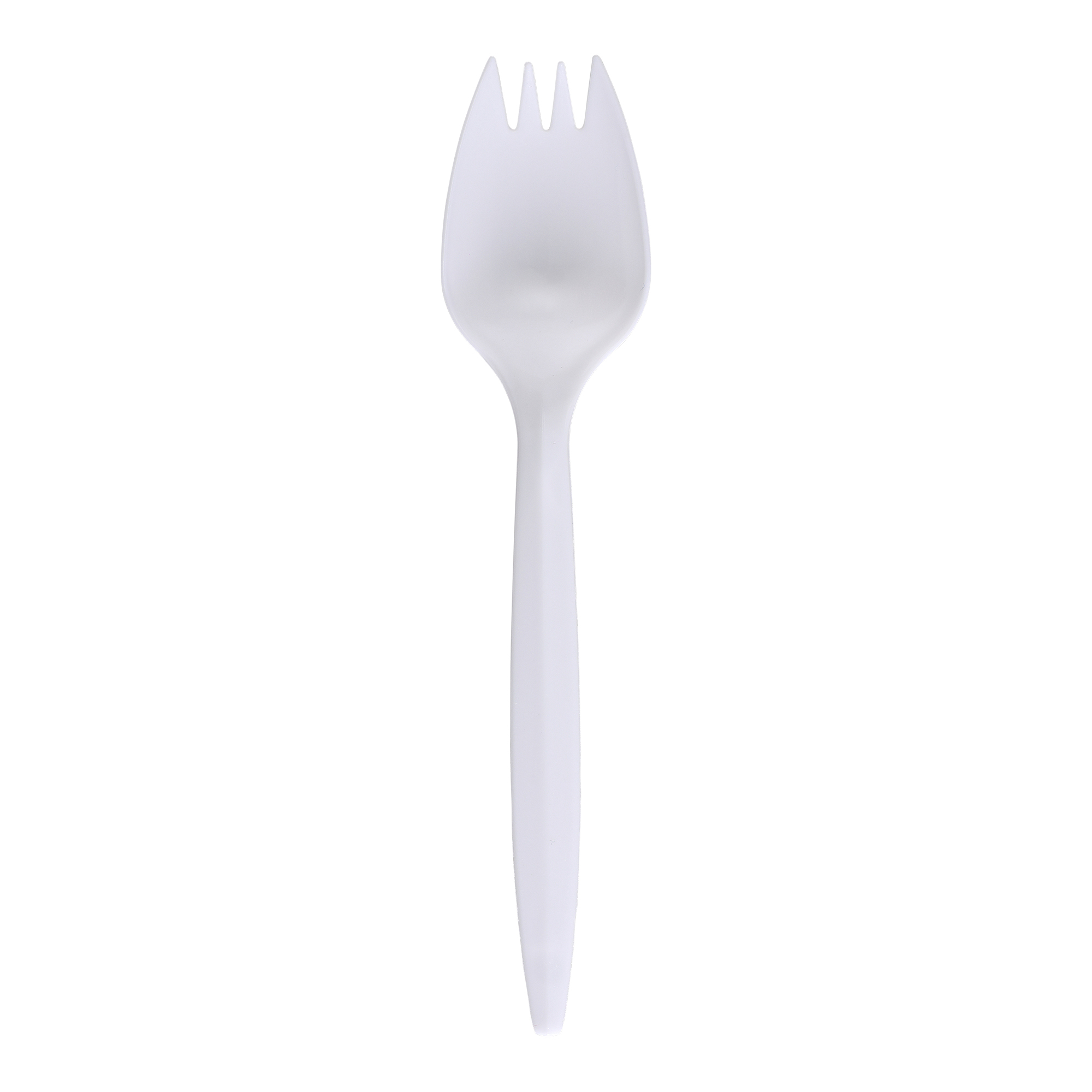Empress Medium Weight Spork Polypro White Dense Pack 1000 / cs