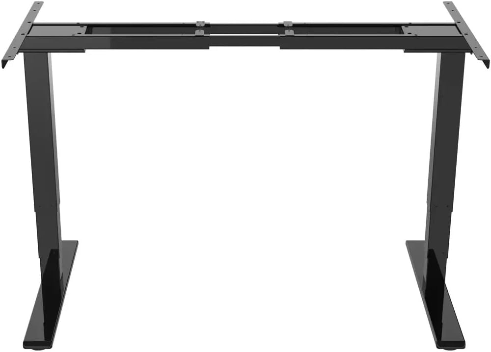 Monoprice Electric Dual Motor 3-Stage Height Adjustable Sit-Stand Desk Frame V2, 220 lbs Weight Load Capacity, Ergonomic