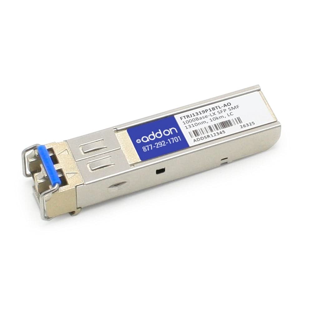 Add-On Computer Finisar Compatible TAA Compliant 1000Base-LX SFP Transceiver (FTRJ1319P1BTL-AO)