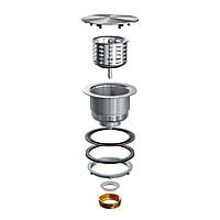 Basket Strainer - Luvul Nickel Deluxe - 417887