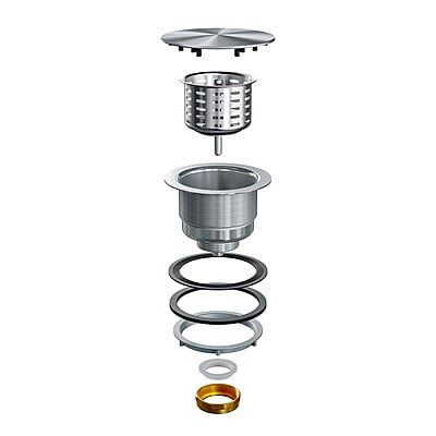Basket Strainer - Luvul Nickel Deluxe - 417887