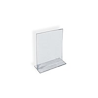 Azar Displays Double-Foot 2-Sided Acrylic Sign Holders