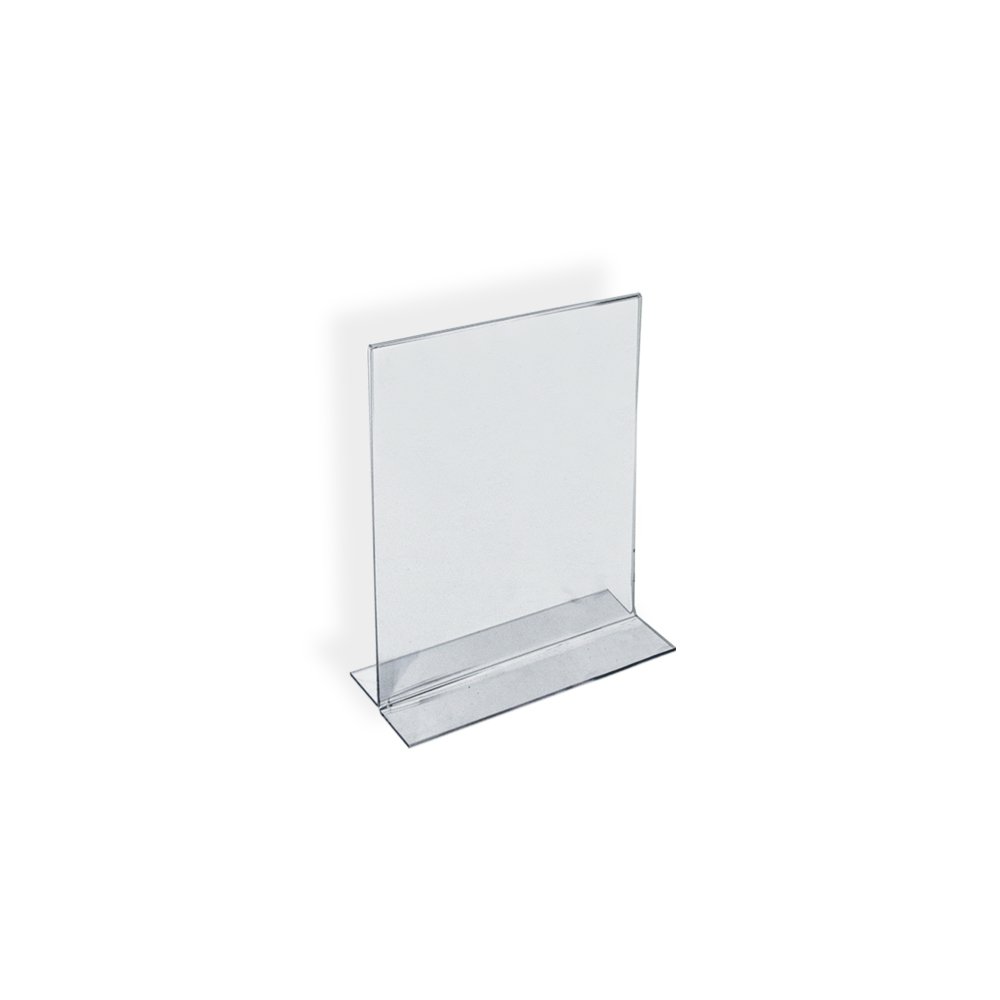 Azar Displays Double-Foot 2-Sided Acrylic Sign Holders