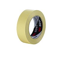 3M Specialty High Temperature Masking Tape 501+, Tan, 48 mm x 55 m, 7.3 mil, 24 per case 60.14 Yards 1.88 inches Tan 24