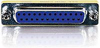 C2G/Cables to Go 02774 DB25 F/F Mini Gender Changer (Coupler), Silver/Yellow