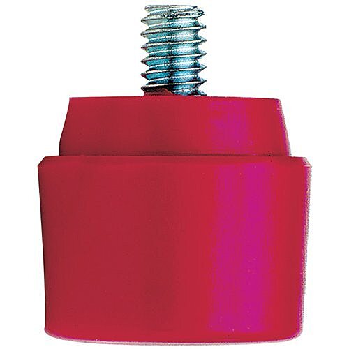 Hammer Tip, 1 in Dia, Medium, Red