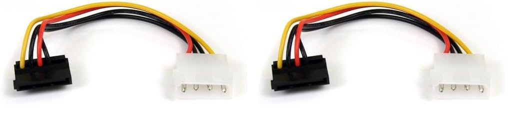 StarTech.com 6in LP4 (4-pin Molex) to SATA Power Cable Adapter