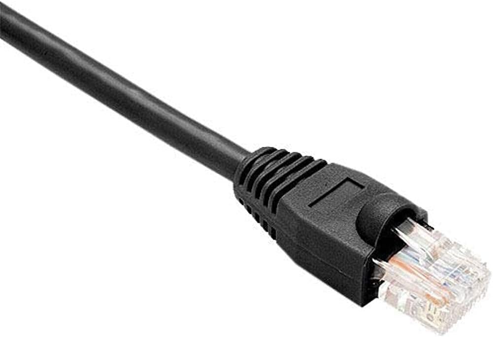 Unirise USA LLC Cat6 Shielded Gigabit Ethernet Patch Cable UTP Black Snagless 15ft