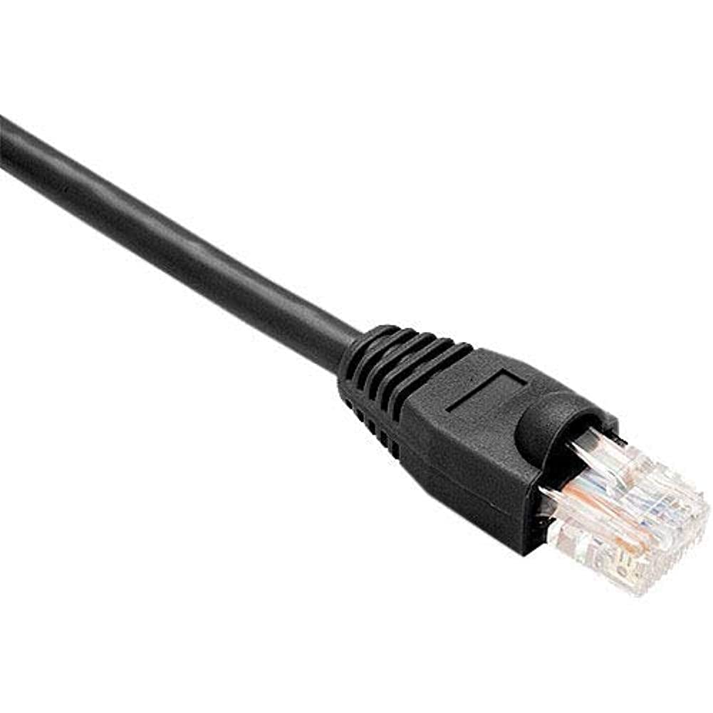 Unirise USA LLC Cat6 Shielded Gigabit Ethernet Patch Cable UTP Black Snagless 15ft