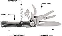 Gerber Gear Armbar Cork Pocket Knife Multitool with Corkscrew Wine Opener