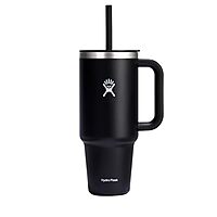 Hydro Flask Travel Tumbler with Handle, Lid and Straw - Insulated Stainless Steel