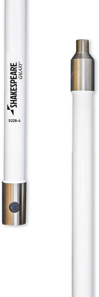 Shakespeare 5228-4 4-Feet Galaxy Antenna Extender with 1.5" Diameter,White