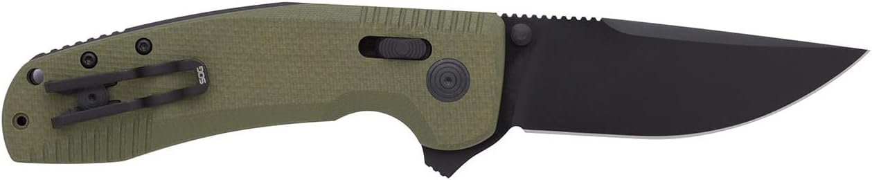 SOG TAC XR Professional Folding Knife | D2 Tool Steel & Ultra-Grip G10