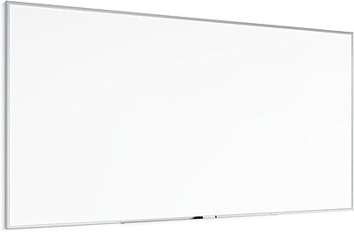 U Brands Magnetic Dry-Erase Board, 96in X 48in, Silver Aluminum Frame, Actual Size 95in X 47in (2891U00-01)
