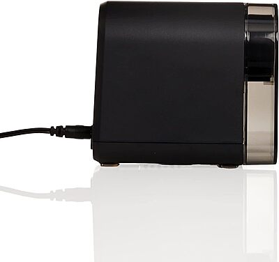 X-ACTO Pencil Sharpener, Mighty Mite Electric Pencil Sharpener, With Pencil Saver®, SafeStart® Motor, Black, 1 Count - Home, Office, School, Teacher Supplies