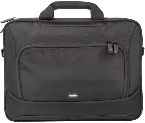 Rocstor Premium 15.6"& 16" Professional Frontloading Universal Briefcase Laptop Case - Weather & Water Resistant
