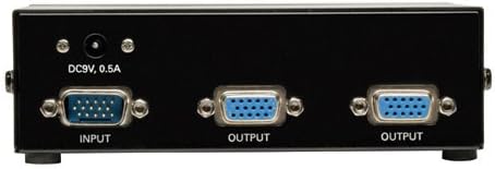 Tripp Lite 2-Port VGA Splitter with Signal Booster High Resolution Video, 350MHz