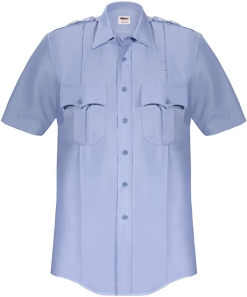 ELBECO Paragon Plus Men’s S/S Poplin Dress Uniform Shirt