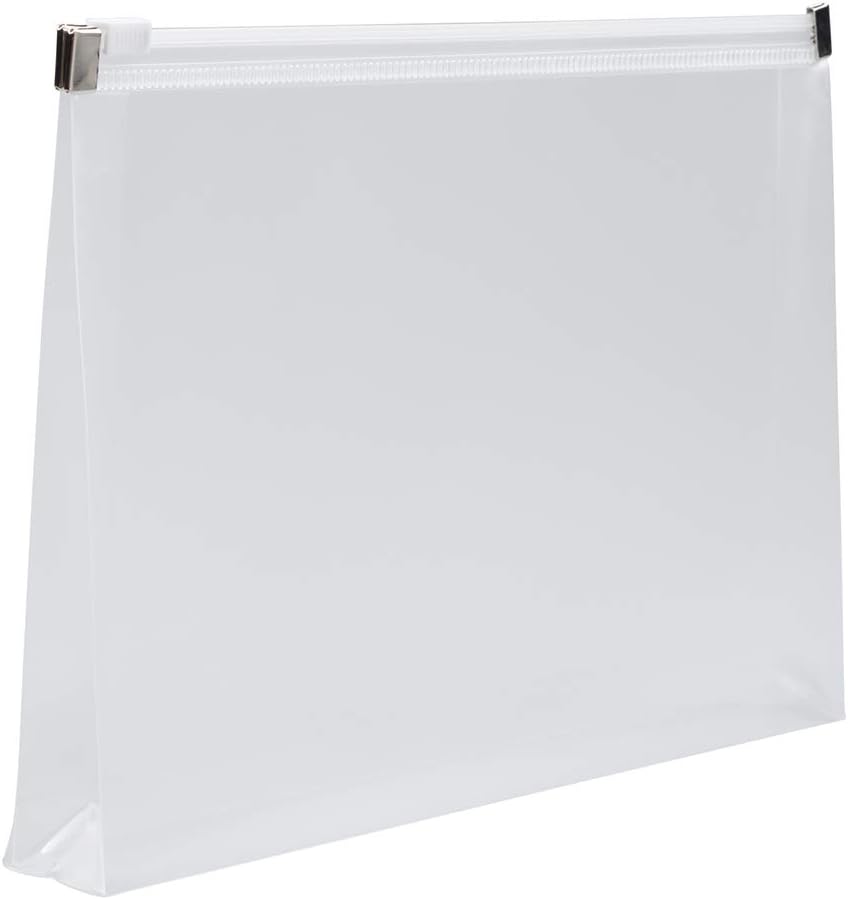 JAM PAPER Plastic Envelopes with Zip Closure