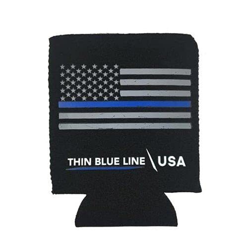 THIN BLUE LINE USA Thin Blue Line Can Cooler Koozie