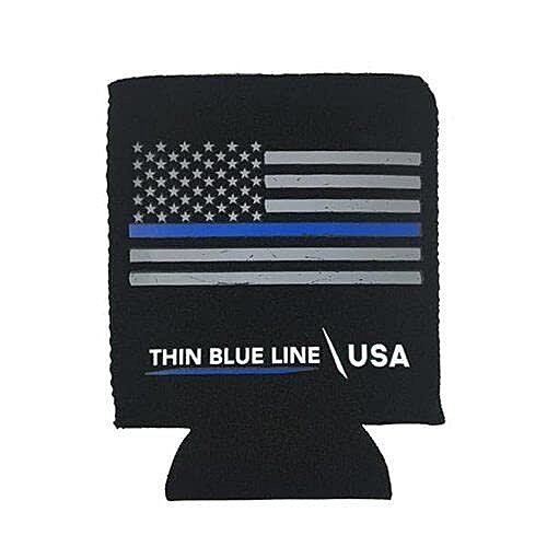 THIN BLUE LINE USA Thin Blue Line Can Cooler Koozie