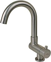Scandvik Nordic Folding Stainless Steel J-Spout Tap