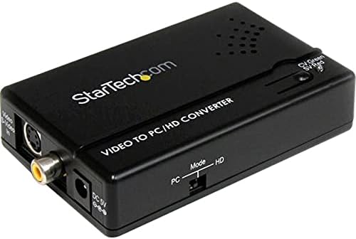 StarTech.com Composite and S-Video to VGA Video Scan Converter - composite to VGA - scan Converter - s-Video to VGA