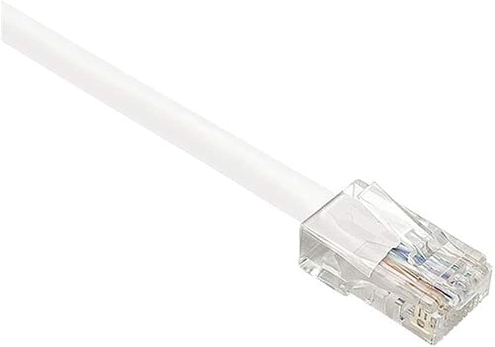PC5E-07F-WHT CAT5E ETHERNET Patch Cable, UTP, White, 7FT