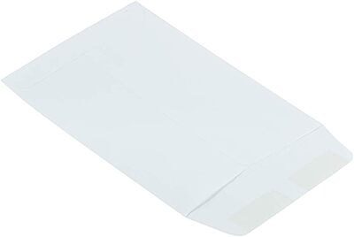 JAM Paper Open-End Catalog Envelopes with Gummed Closure - White